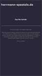 Mobile Screenshot of herrmann-spaetzle.de
